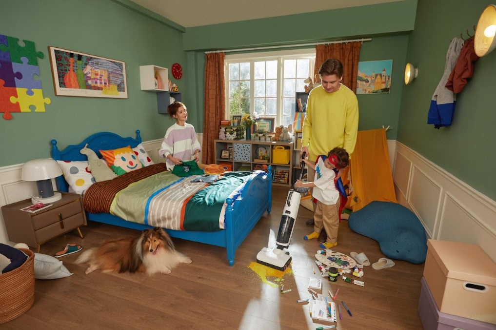Với các tính năng linh hoạt làm sạch từ thảm đến ghế sofa