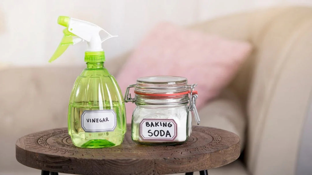Bột baking soda giúp làm sạch vết ẩm mốc hiệu quả trên ghế da