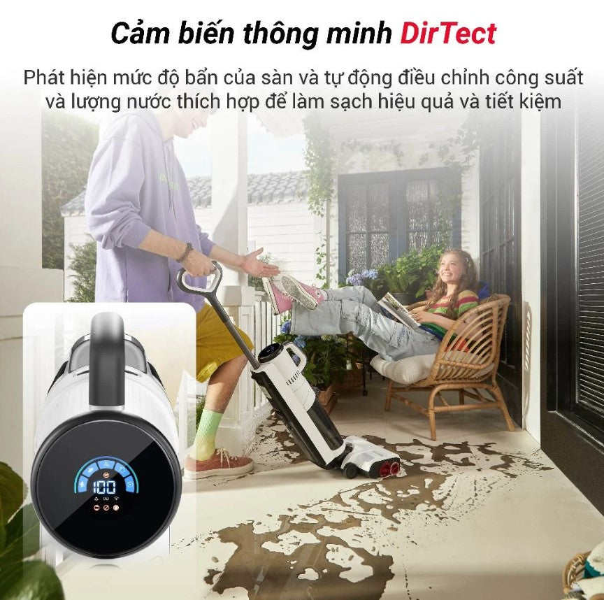 Công nghệ DirTect được trang bị trên các robot hút bụi cao cấp của Roborock