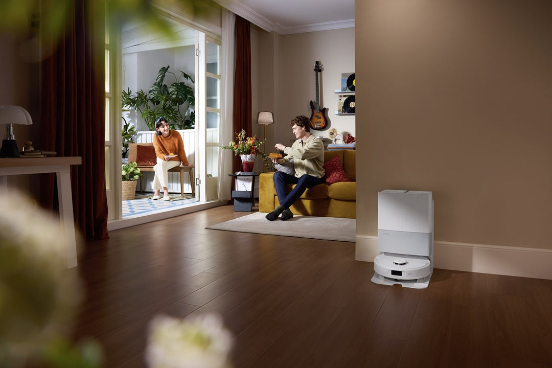 Thiết kế sang trọng của robot hút bụi giúp nâng tầm không gian sống