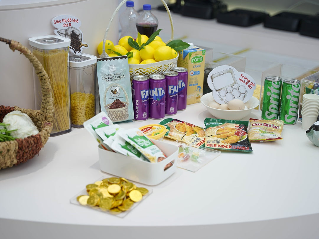 Không gian trải nghiệm có nhiều loại “vật liệu” để bạn thoải mái lựa chọn