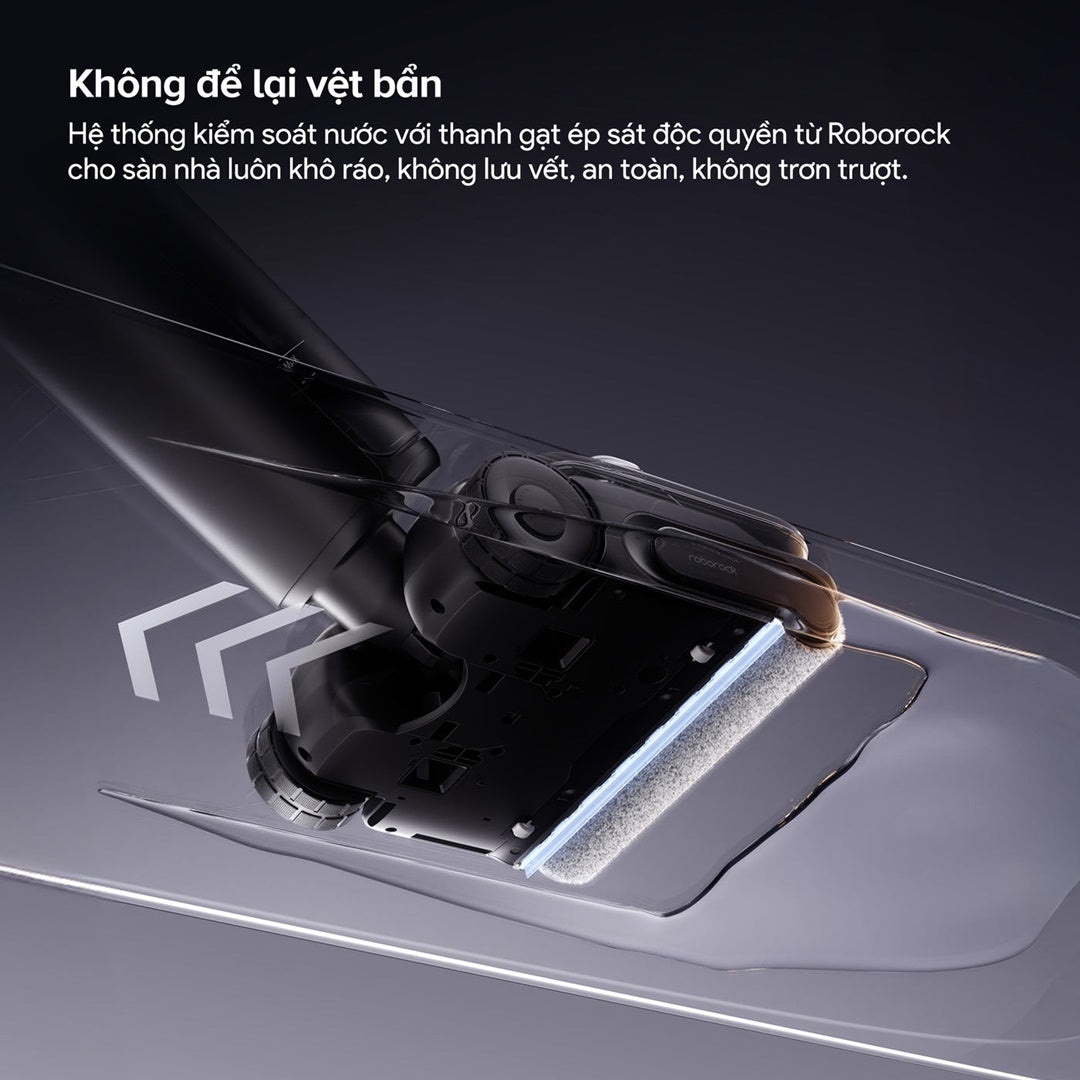 Sản phẩm sở hữu hệ thống kiểm soát nước thông minh để ngăn sàn nhà trơn trượt