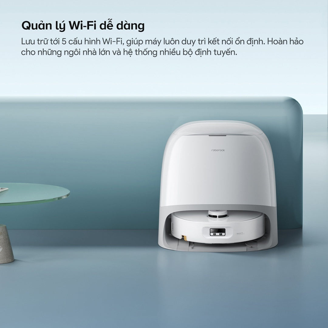 Robot cho phép lưu trữ tới 5 cấu hình Wi-fi