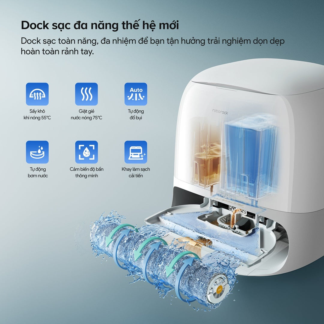 Dock sạc đa năng sẽ giúp quá trình sử dụng robot thêm tiện lợi, rảnh tay