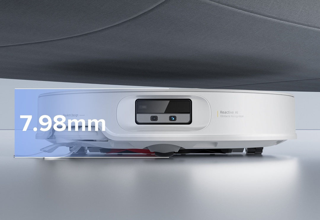 Roborock Qrevo EdgeT sở hữu thiết kế siêu mỏng chỉ 7,98 cm