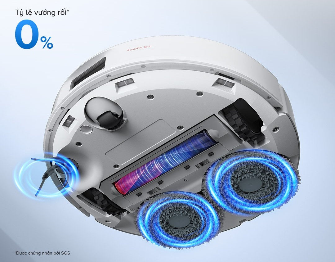 Hệ thống chổi chính và giẻ lau của robot là yếu tố mà người tiêu dùng nên cân nhắc
