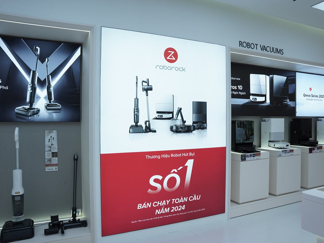 Roborock là thương hiệu sản xuất robot hút bụi uy tín