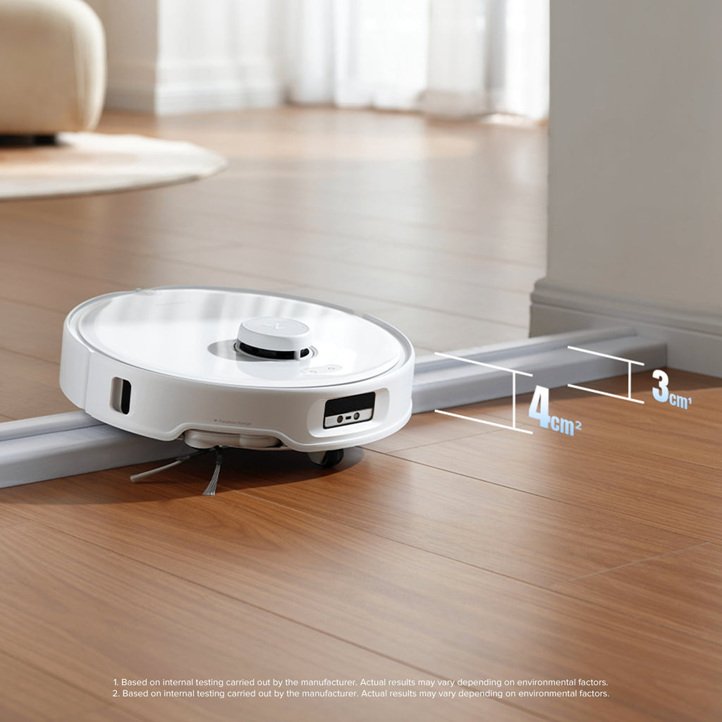 khả năng vượt chướng ngại vật nhờ công nghệ AdaptiLift của Qrevo Curv