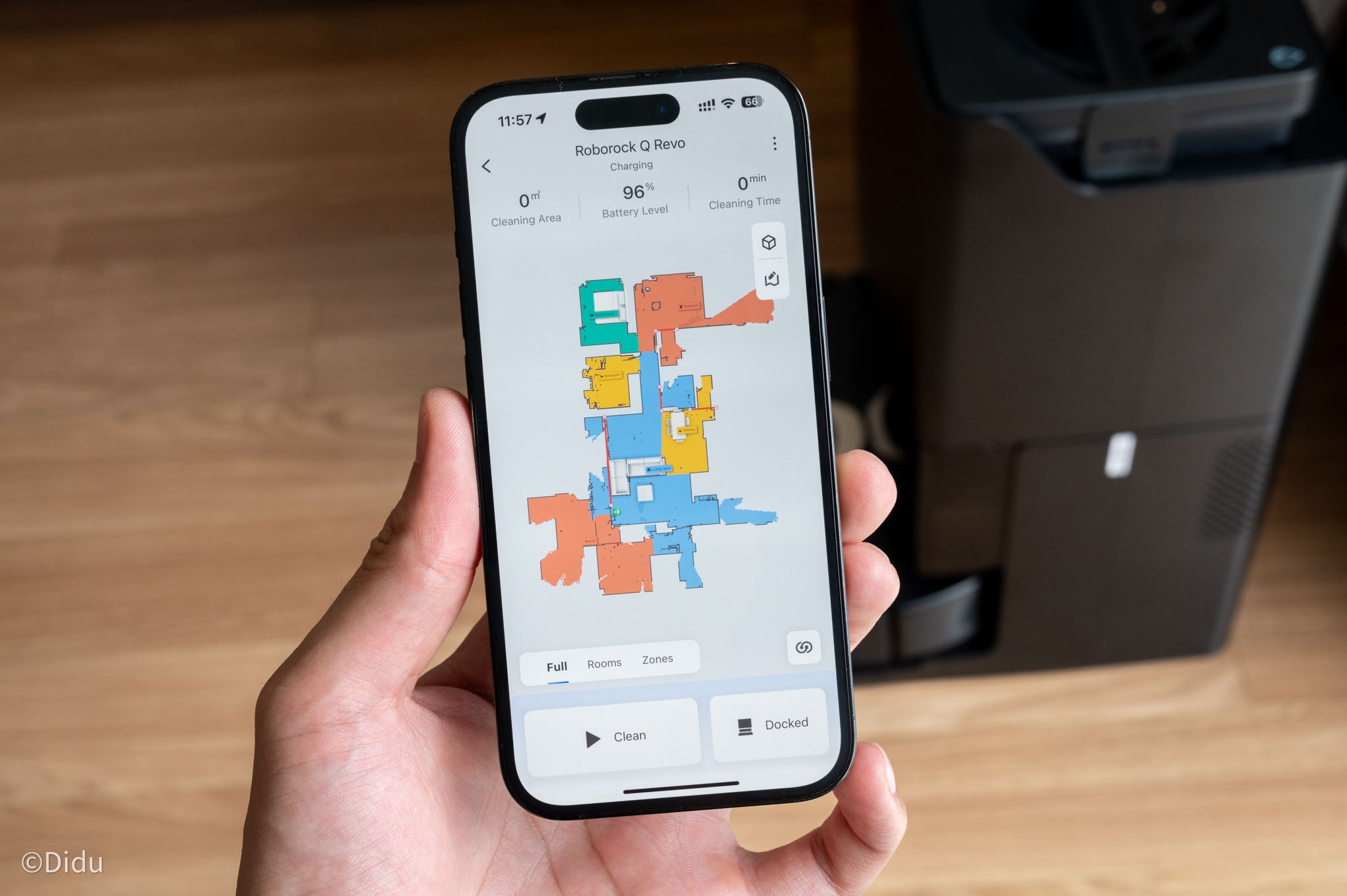 Cấu hình lau dọn theo từng phòng, khu vực