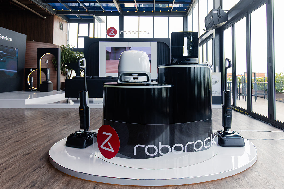 Khu vực triển lãm các sản phẩm nổi bật của Roborock