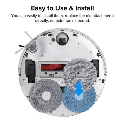Giẻ lau xoay thay thế cho Roborock Qrevo Curv