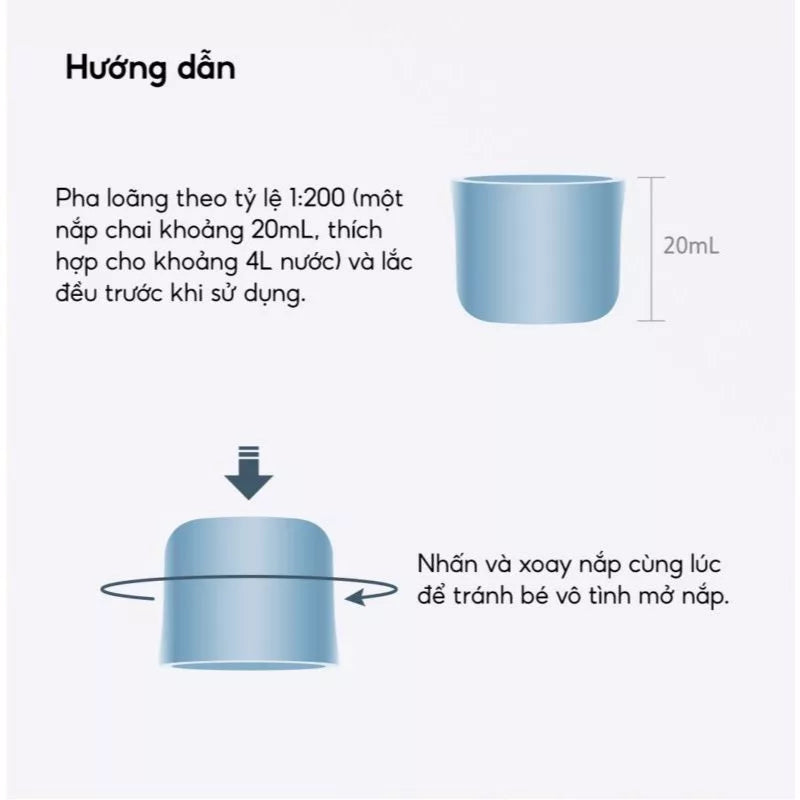 Nước lau sàn chuyên dụng Roborock - Chai 1L